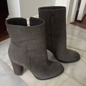 Gray Sam Edelman Alligator Boots